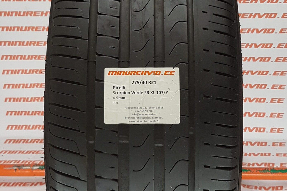 Kasutatud suverehv 275/40R21 Pirelli Scorpion Verde FR XL 107/Y