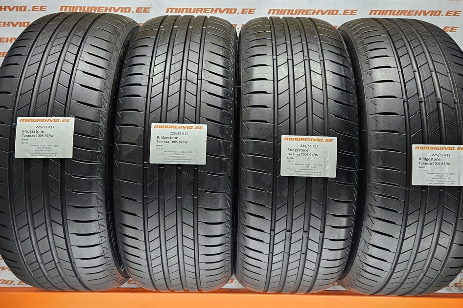 Kasutatud suverehv 225/55R17 Bridgestone Turanza T005 97/W