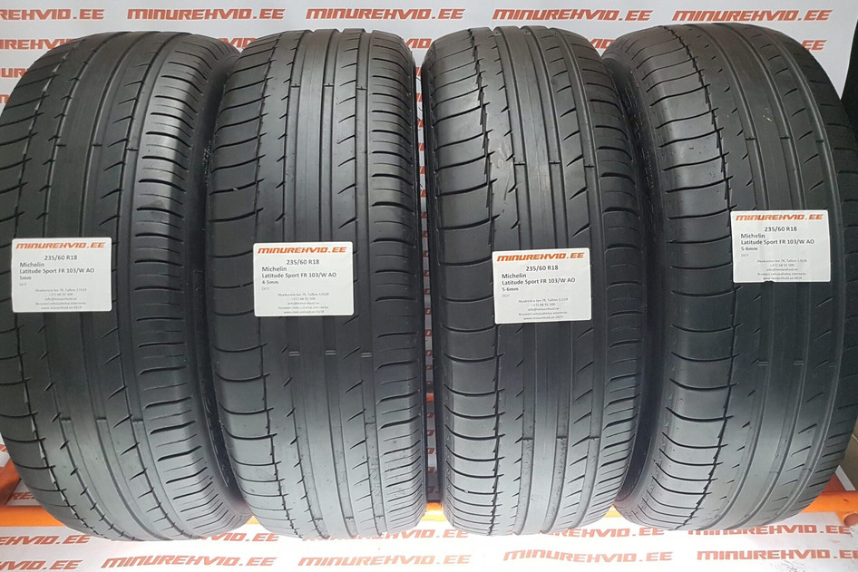 Kasutatud suverehv 235/60R18 Michelin Latitude Sport FR 103/W AO.