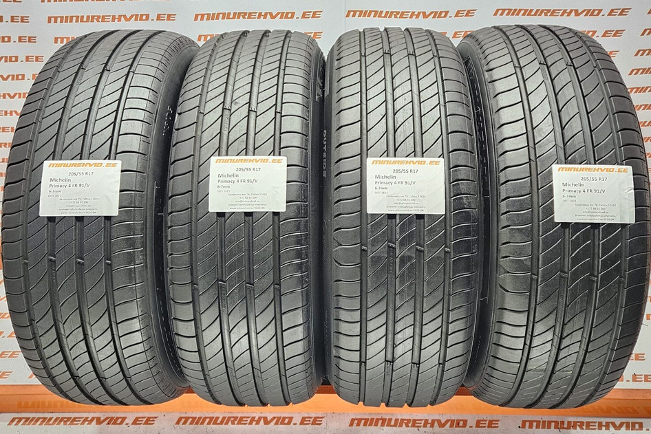 Used summer tire 205/55R17 Michelin Primacy 4 FR 91/V 1821