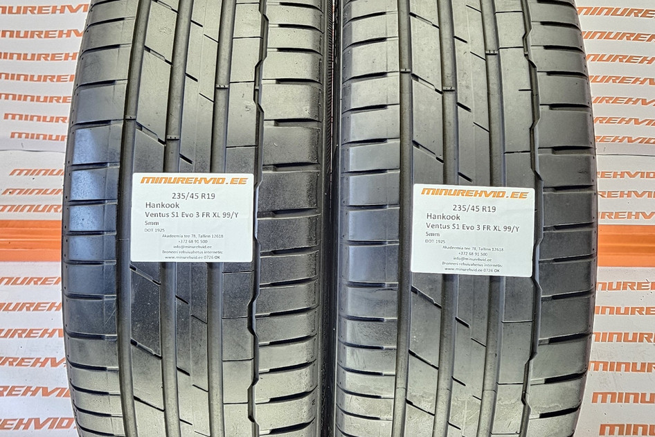 Used summer tire 235/45R19 Hankook Ventus S1 Evo 3 FR XL 99/Y 1925
