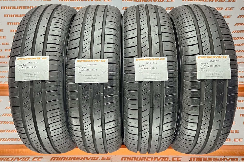 Used summer tire 185/65R15 Kumho EcoWing ES31 88/H