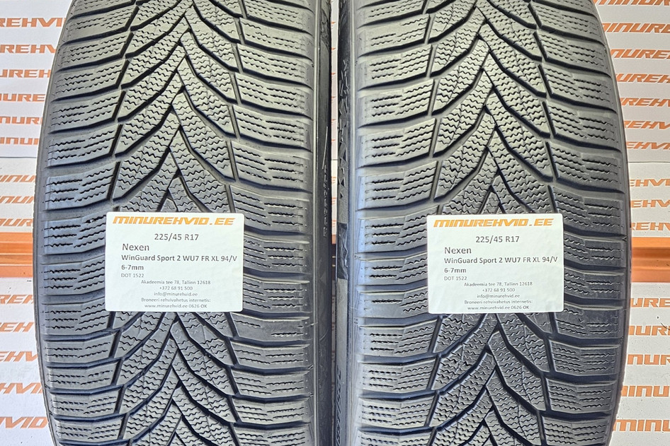 Kasutatud lamellrehv 225/45R17 Nexen WinGuard Sport 2 WU7 FR XL 94/V