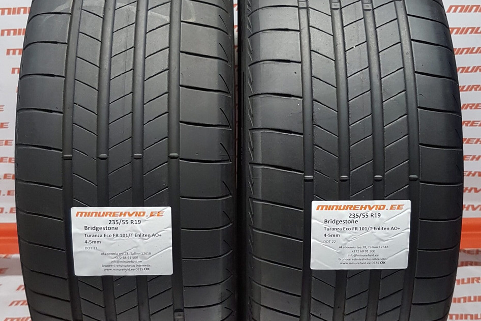 Used summer tire 235/55R19 Bridgestone Turanza Eco FR 101/T Enliten AO+