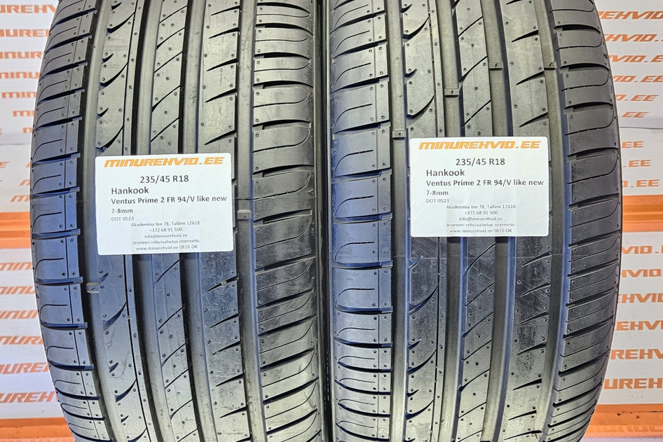 Kasutatud suverehv 235/45R18 Hankook Ventus Prime 2 FR 94/V like new