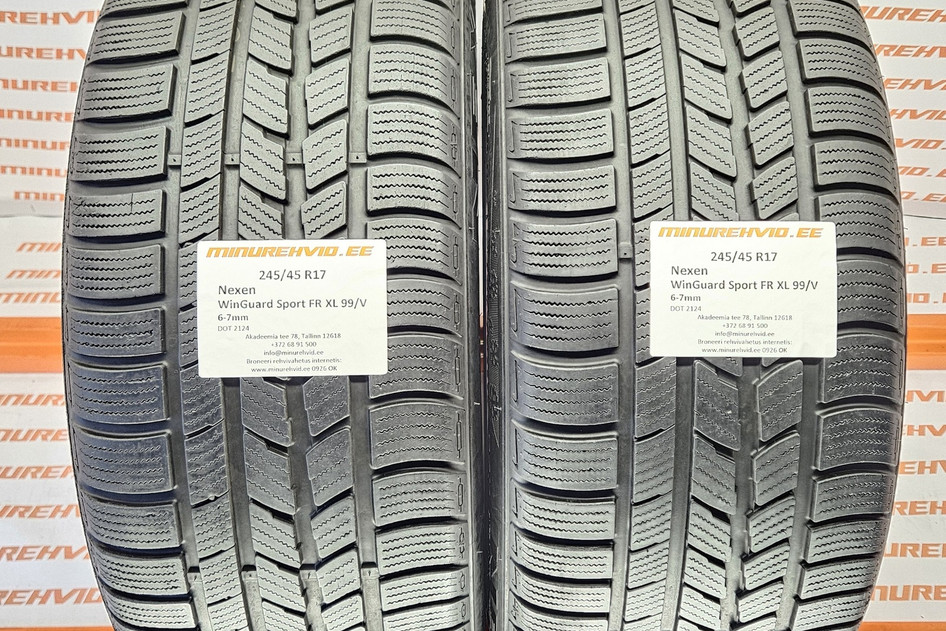 Kasutatud lamellrehv 245/45R17 Nexen WinGuard Sport FR XL 99/V