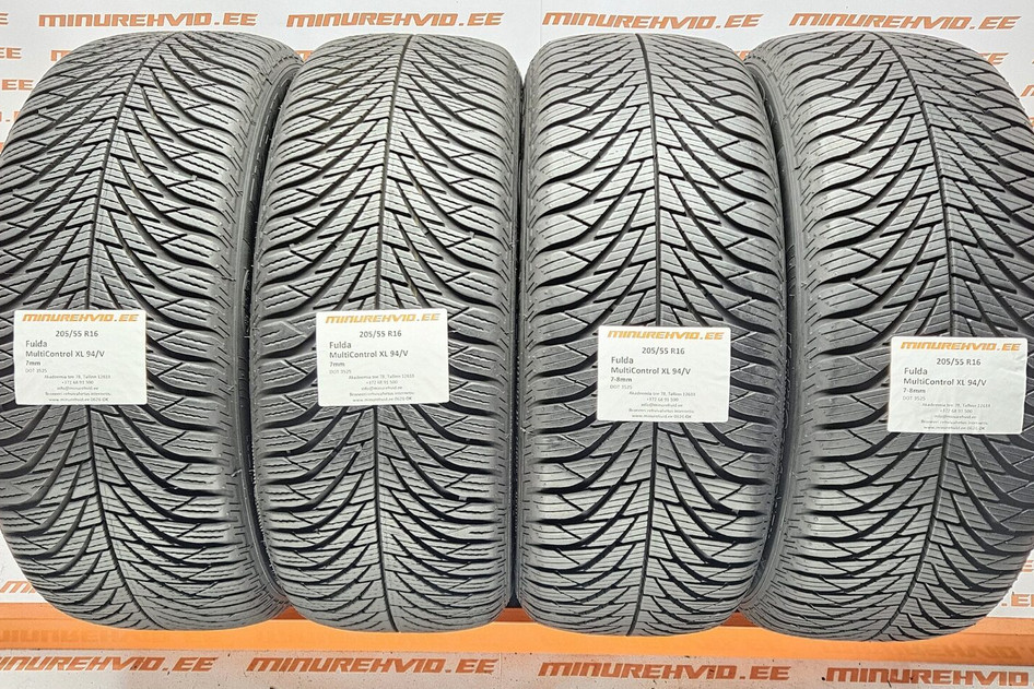 Kasutatud lamellrehv 205/55R16 Fulda MultiControl XL 94/V