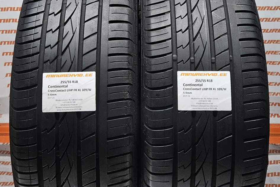 Used summer tire 255/55R18 Continental CrossContact UHP FR XL 109/W