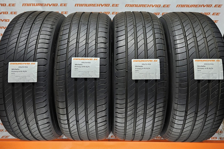 Used summer tire 205/55R16 Michelin Primacy 4 FR 91/H