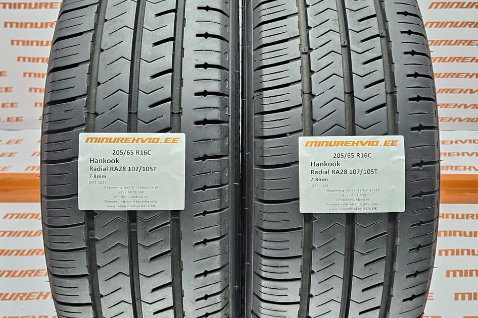 Used summer tire 205/65R16 Hankook Radial RA28 107/105T 5023