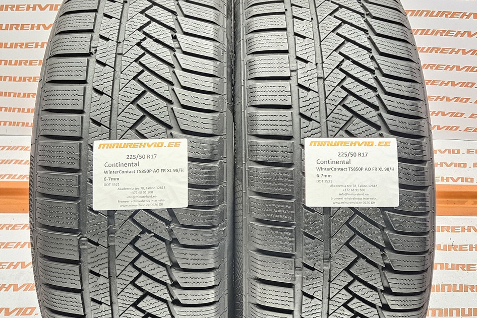Kasutatud lamellrehv 225/50R17 Continental WinterContact TS850P AO FR XL 98/H