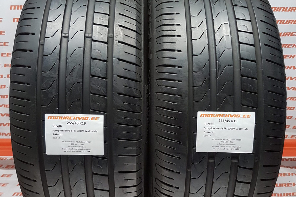Used summer tire 255/45R19 Pirelli Scorpion Verde FR 100/V SealInside