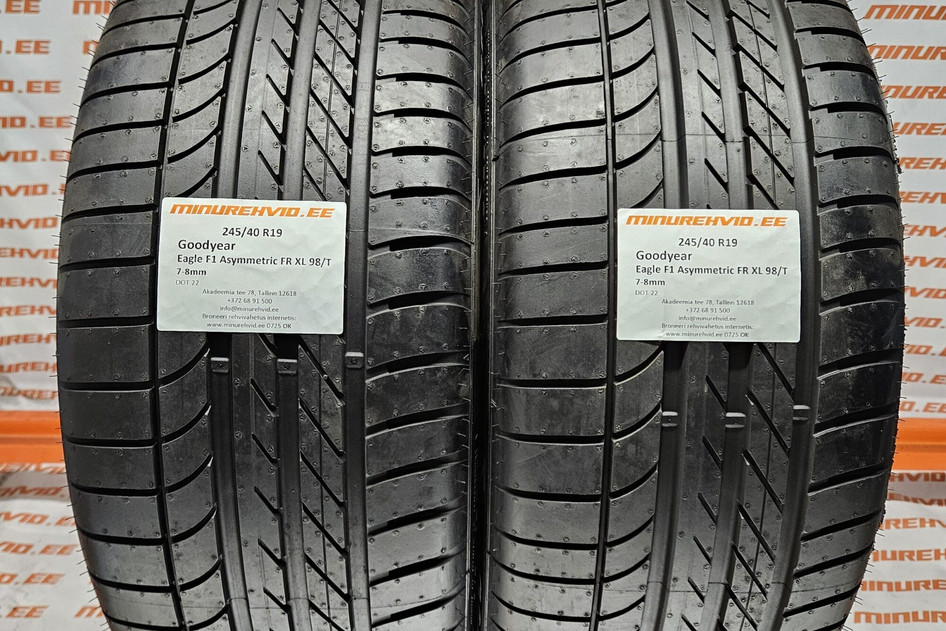 Kasutatud suverehv 245/40R19 GoodYear Eagle F1 Asymmetric FR XL 98/T