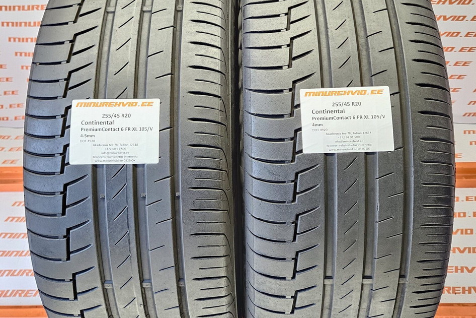 Kasutatud suverehv 255/45R20 Continental PremiumContact 6 FR XL 105/V