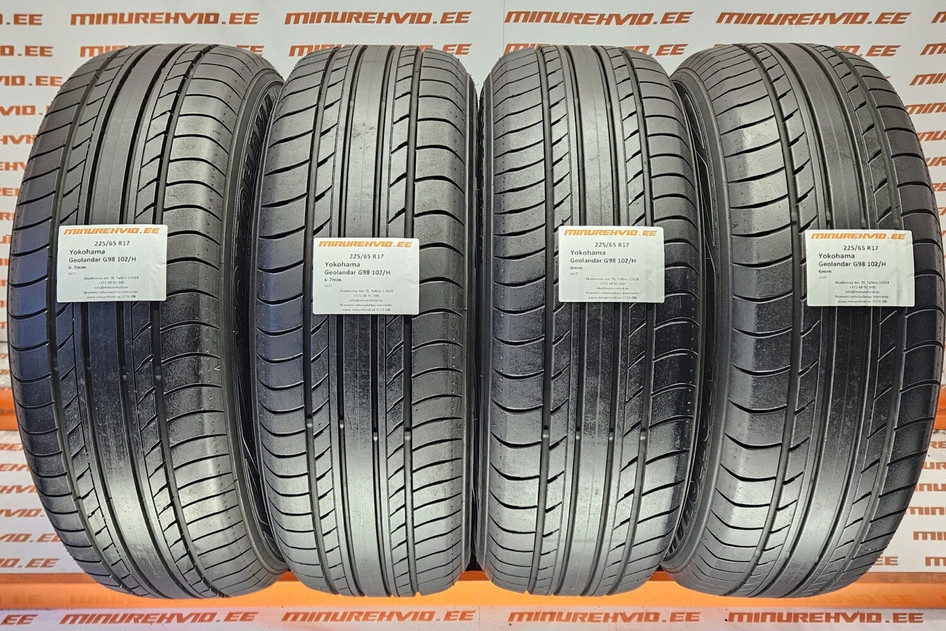 Used summer tire 225/65R17 Yokohama Geolandar G98 102/H