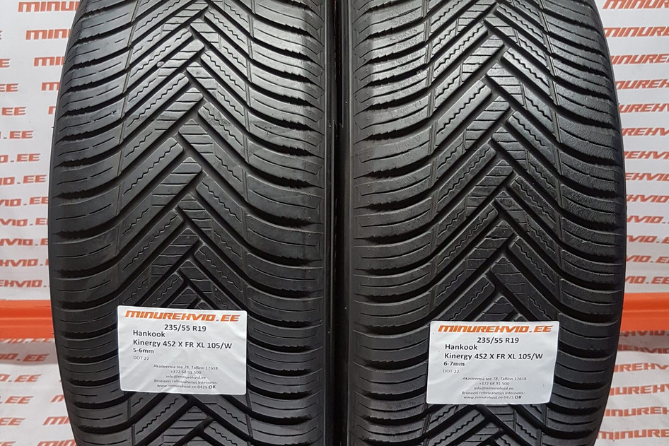 Used summer tire 235/55R19 Hankook Kinergy 4S2 X FR XL 105/W