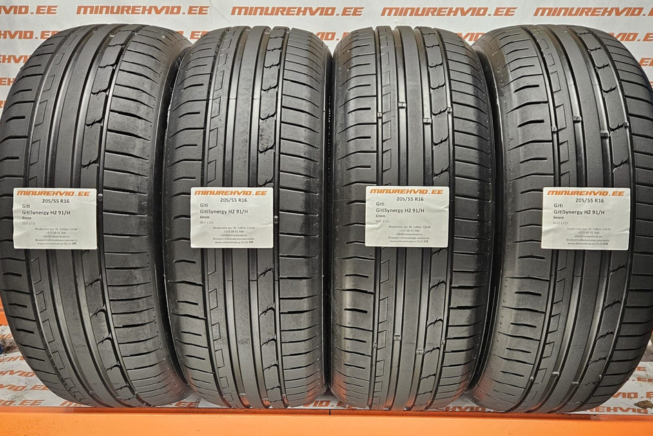 Подержанный летняя шина 205/55R16 Giti GitiSynergy H2 91/H