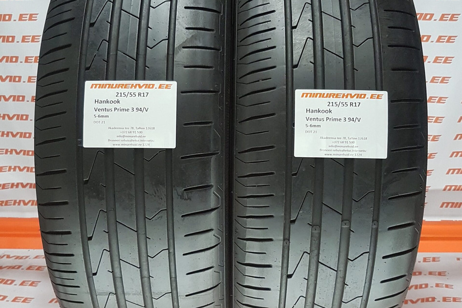 Kasutatud suverehv 215/55R17 Hankook Ventus Prime 3 94/V