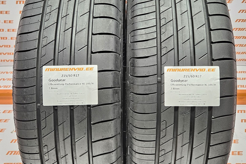 Подержанный летняя шина 215/60R17 GoodYear EfficientGrip Performance XL 100/H