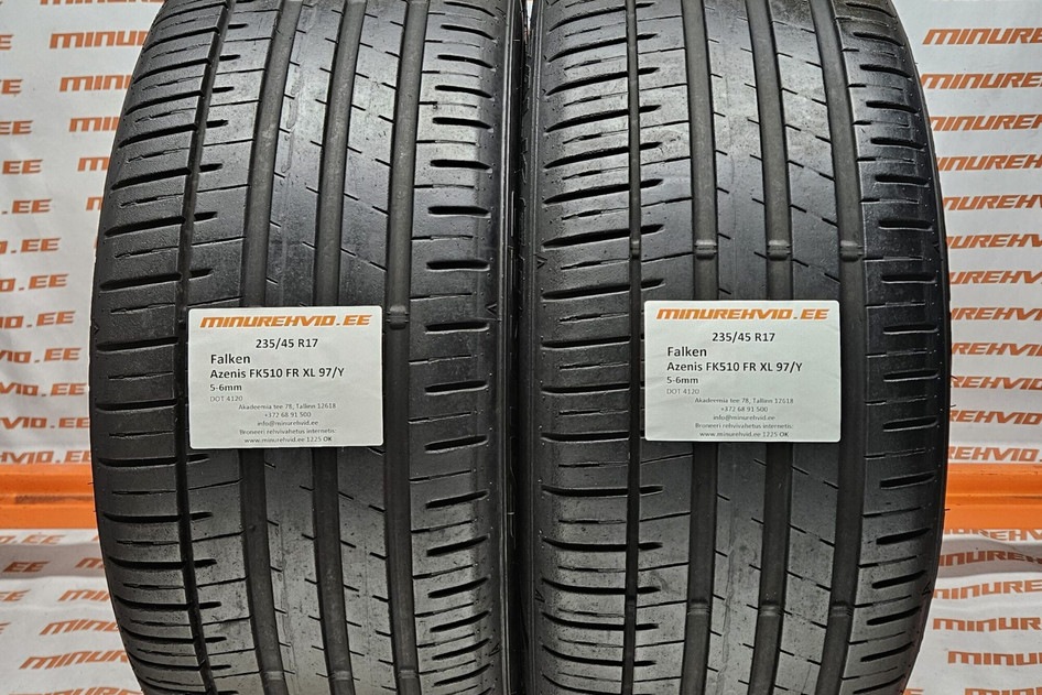 Kasutatud suverehv 235/45R17 Falken Azenis FK510 FR XL 97/Y
