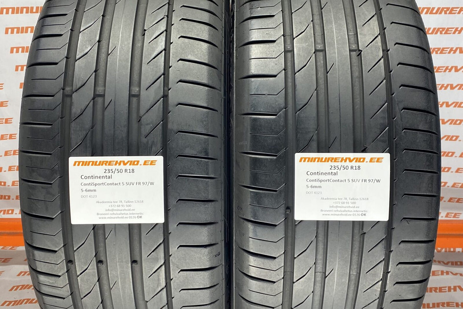 Used summer tire 235/50R18 Continental ContiSportContact 5 SUV FR 97/W