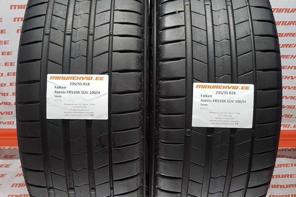 Used summer tire 235/55R18 Falken Azenis FR510A SUV 100/H