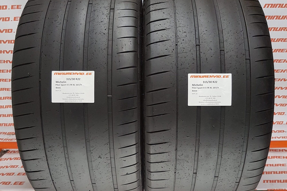 Kasutatud suverehv 315/30R22 Michelin Pilot Sport 4 S FR XL 107/Y