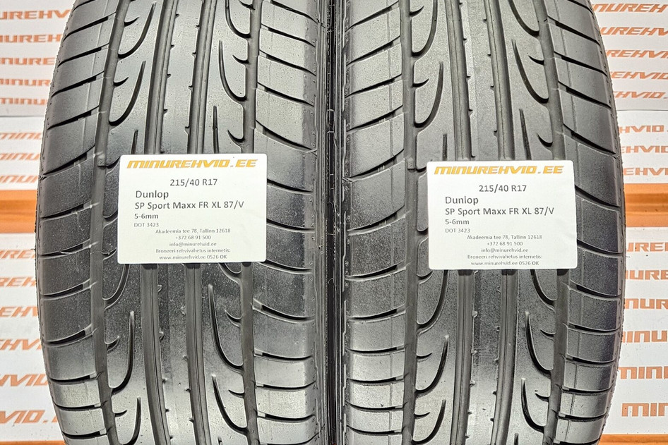 Kasutatud suverehv 215/40R17 Dunlop SP Sport Maxx FR XL 87/V
