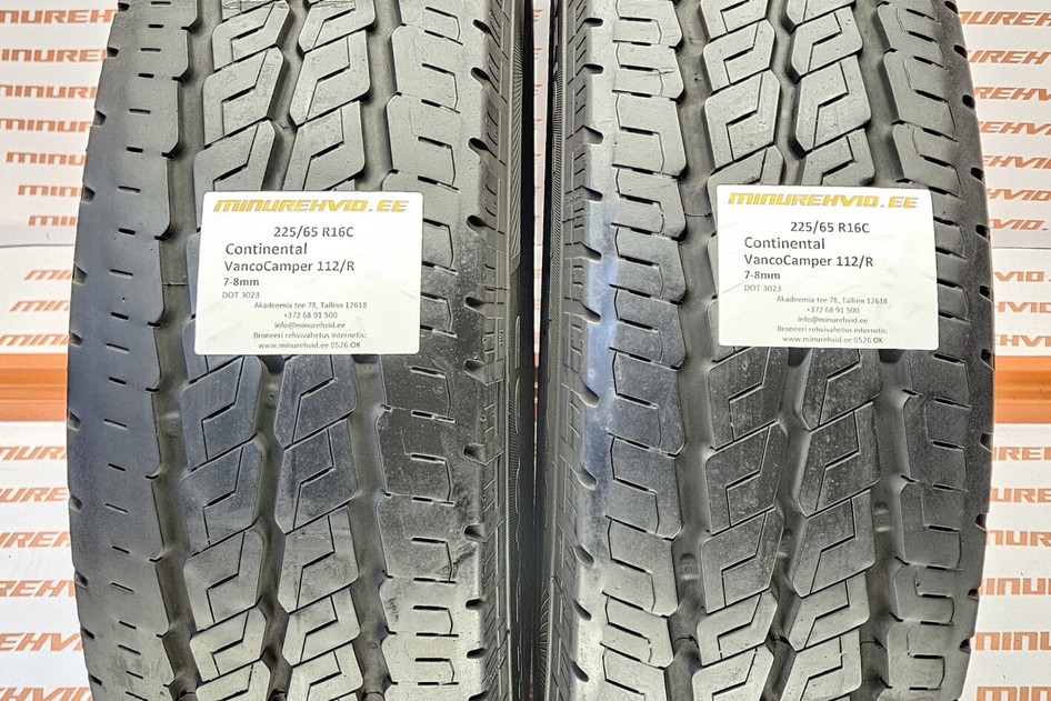 Подержанный летняя шина 225/65R16 Continental VancoCamper 112/R 3023