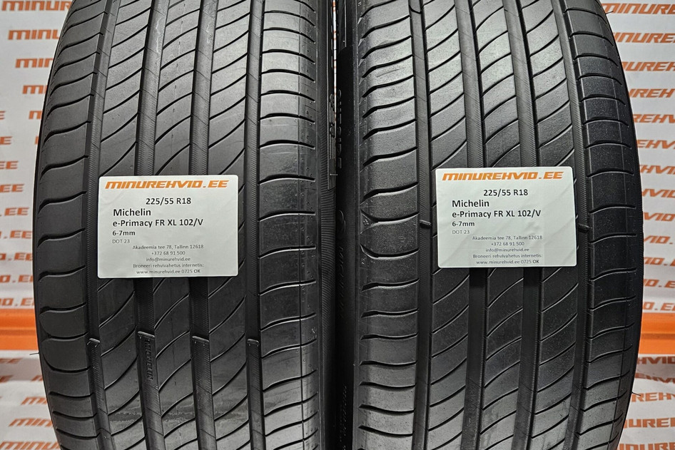 Used summer tire 225/55R18 Michelin e-Primacy FR XL 102/V