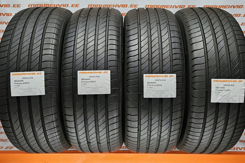 Used summer tire 195/55R16 Michelin Primacy 4 87/H 21
