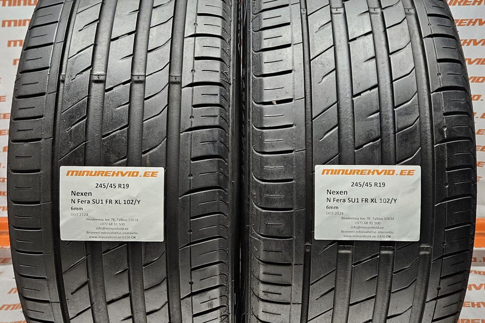 Kasutatud suverehv 245/45R19 Nexen N Fera SU1 FR XL 102/Y