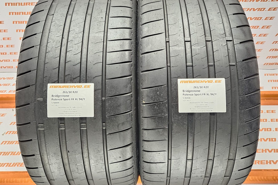 Kasutatud suverehv 265/30R20 Bridgestone Potenza Sport FR XL 94/Y