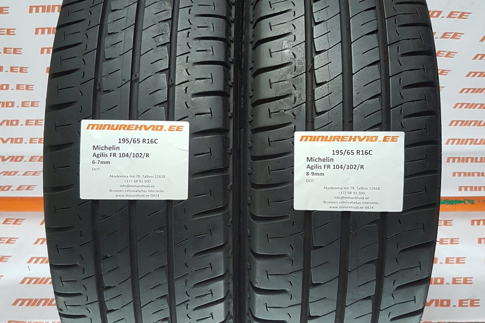Kasutatud suverehv 195/65R16 Michelin Agilis FR 104/102/R