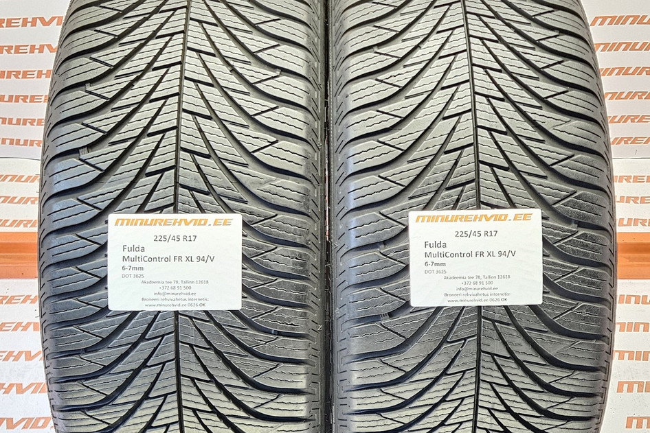 Kasutatud lamellrehv 225/45R17 Fulda MultiControl FR XL 94/V