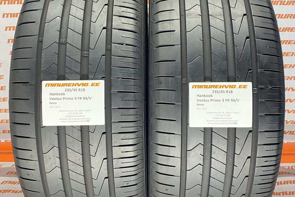 Used summer tire 235/45R18 Hankook Ventus Prime 3 FR 94/V