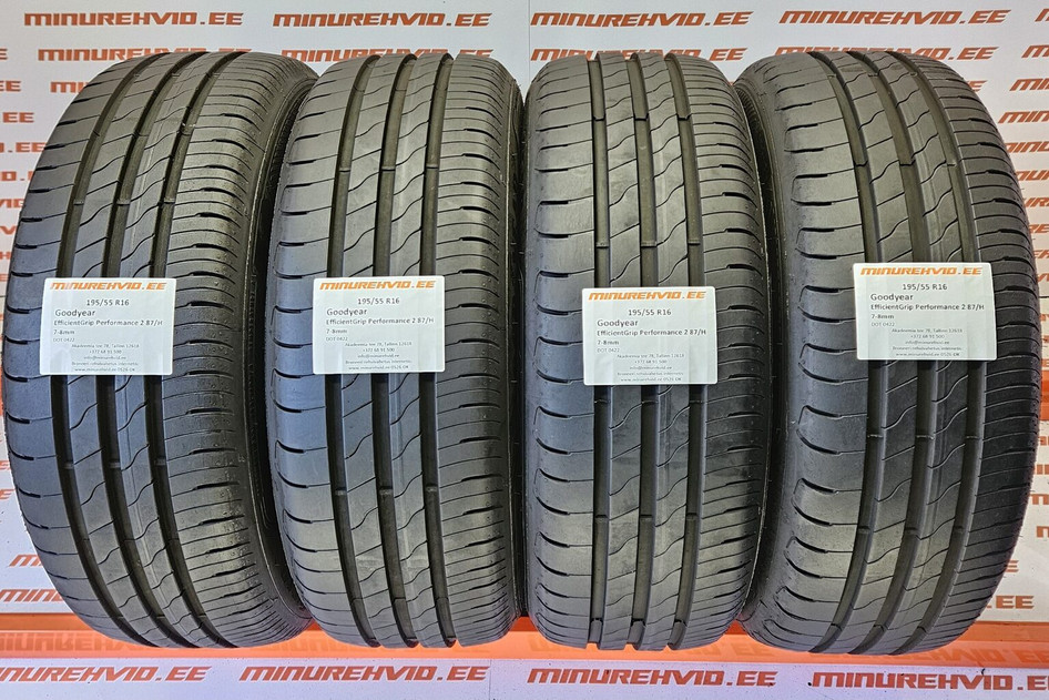 Kasutatud suverehv 195/55R16 GoodYear EfficientGrip Performance 2 87/H