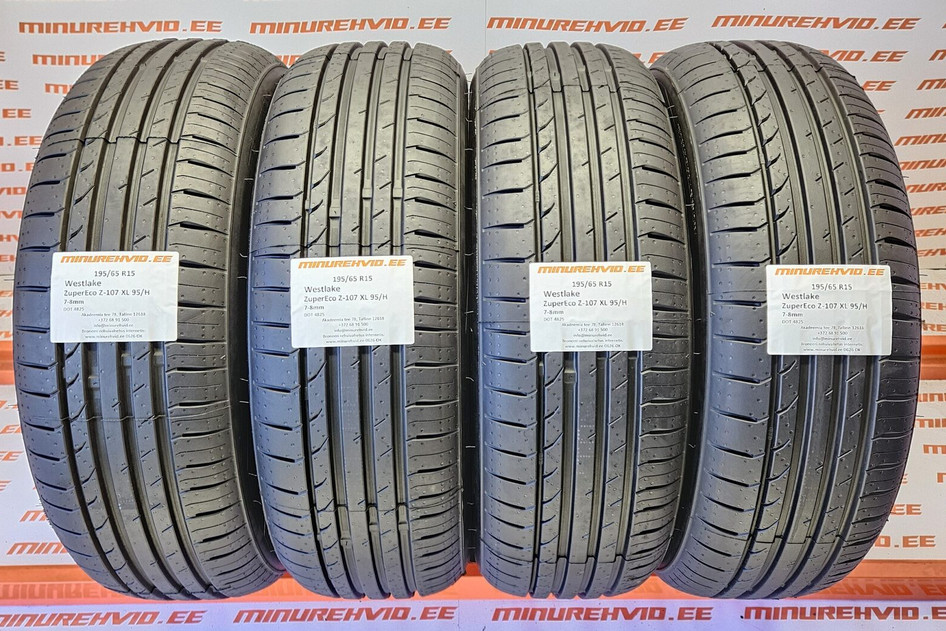 Подержанный летняя шина 195/65R15 Westlake ZuperEco Z-107 XL 95/H like new 2