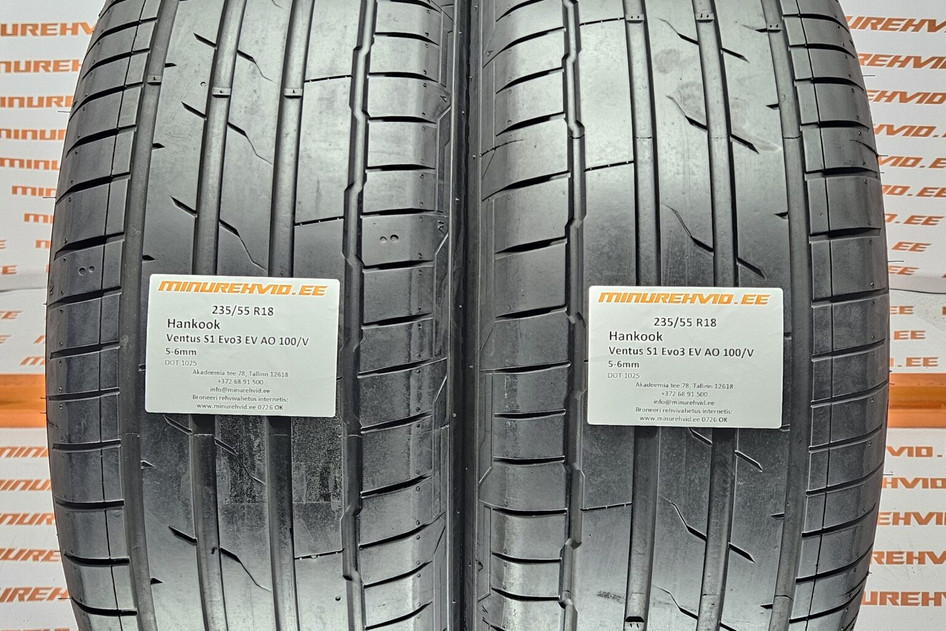 Used summer tire 235/55R18 Hankook Ventus S1 Evo 3 EV AO 100/V 1025