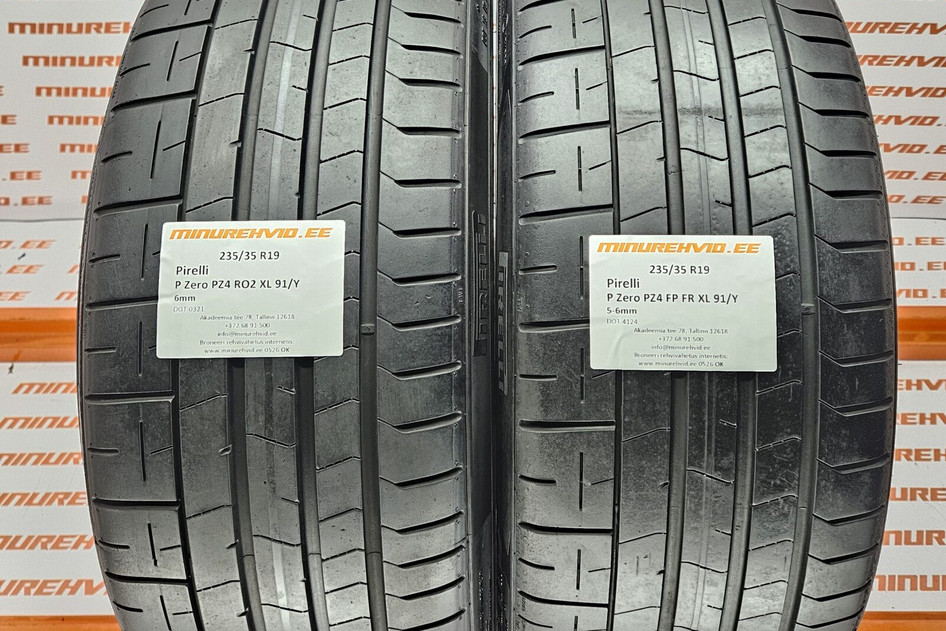 Kasutatud suverehv 235/35R19 Pirelli P Zero PZ4 FP RO2 FR XL 91/Y 0321+4124