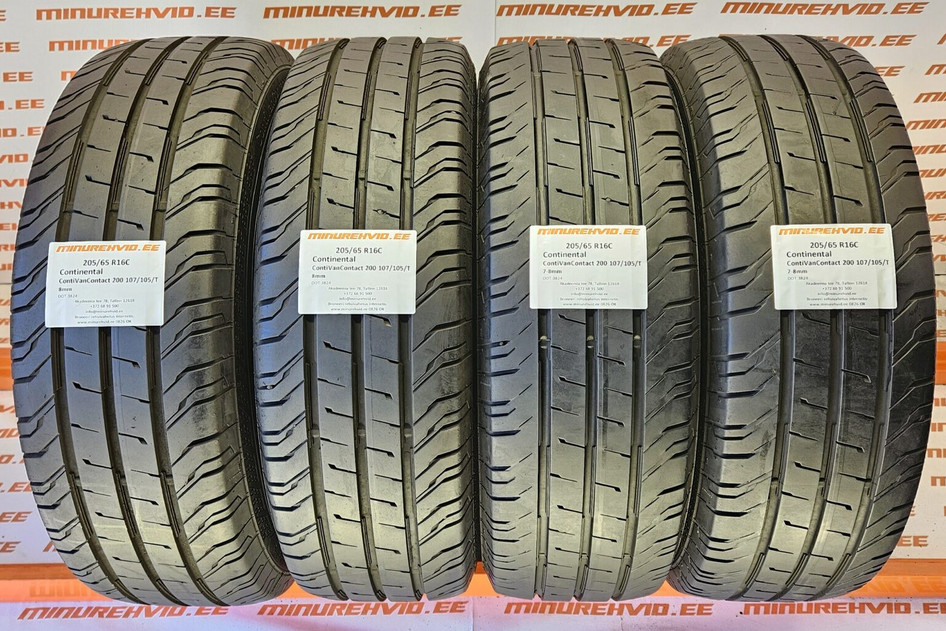 Kasutatud suverehv 205/65R16 Continental ContiVanContact 200 107/105/T 3824
