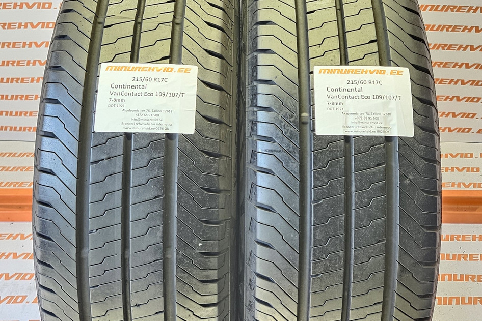 Kasutatud suverehv 215/60R17 Continental VanContact Eco 109/107/T 1921