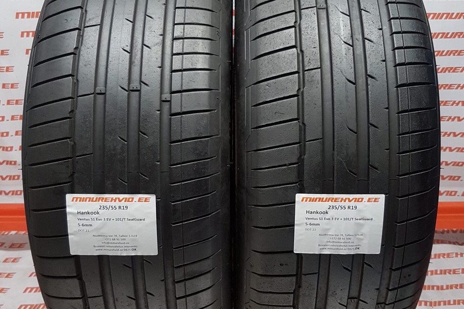 Used summer tire 235/55R19 Hankook Ventus S1 Evo 3 EV + 101/T SealGuard