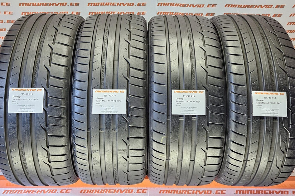 Used summer tire 235/40R19 Dunlop Sport Maxx RT FR XL 96/Y 1524