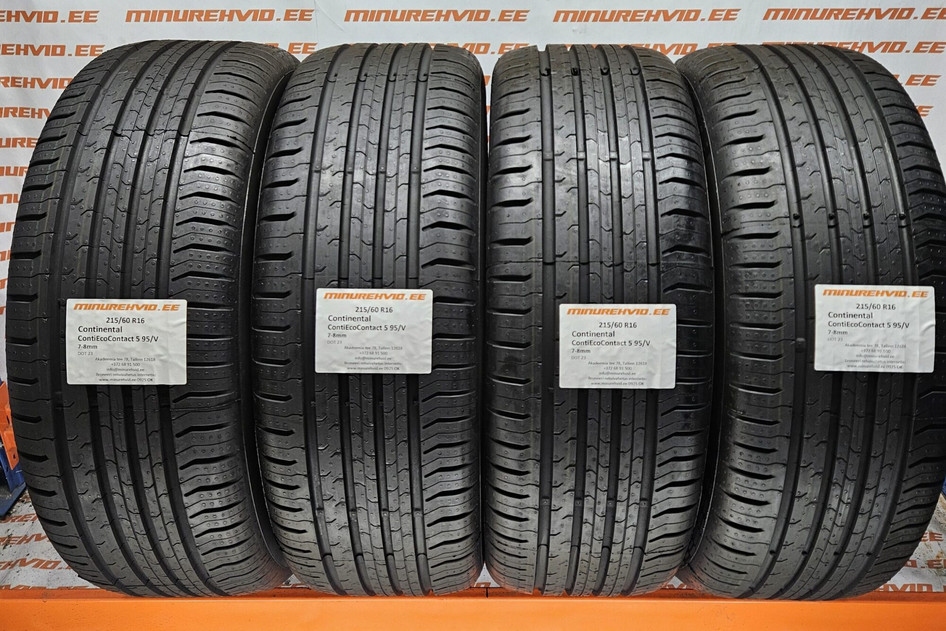 Kasutatud suverehv 215/60R16 Continental ContiEcoContact 5 95/V