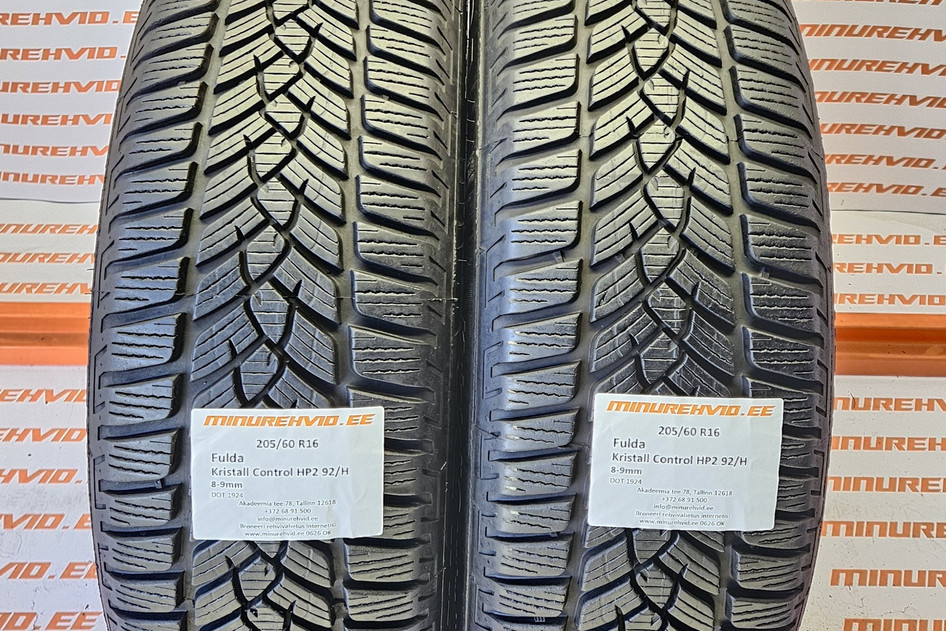 Kasutatud lamellrehv 205/60R16 Fulda Kristall Control HP2 92/H
