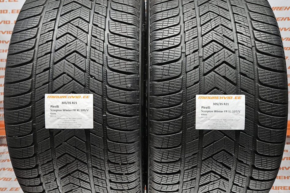 Used studless winter tire 305/35R21 Pirelli Scorpion Winter FR XL 109/V