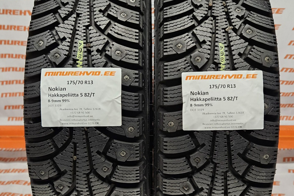 Kasutatud naastrehv 175/70R13 Nokian Hakkapeliitta 5 82/T