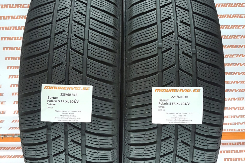 Used studless winter tire 225/60R18 Barum Polaris 5 FR XL 104/V