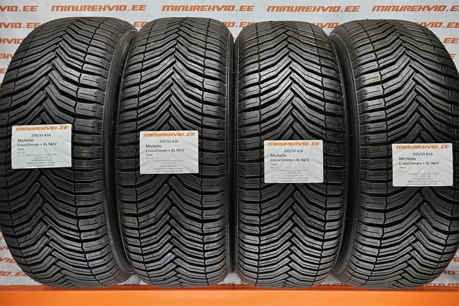 Used studless winter tire 205/55R16 Michelin CrossClimate + XL 94/V